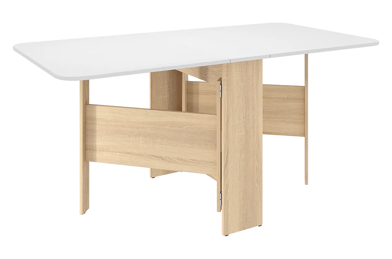 Стол-книжка раскладной Мечта 2 (дуб сонома/белый) в Сургуте - surgut.mebel-tymen.ru | фото