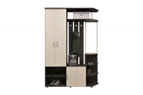 Прихожая Домино венге/дуб млечный в Сургуте - surgut.mebel-tymen.ru | фото