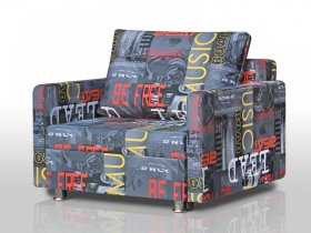 Кресло-кровать Реал 80 с подлокотниками мьюзик в Сургуте - surgut.mebel-tymen.ru | фото