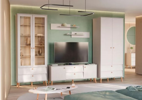 АФИНА Гостиная №1, ЛДСП Кашемир серый в Сургуте - surgut.mebel-tymen.ru | фото