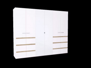 Анона 7 Шкаф для одежды и белья 6-створчатый в Сургуте - surgut.mebel-tymen.ru | фото