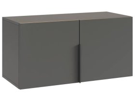 Антресоль двухдверная L800 Баско графит в Сургуте - surgut.mebel-tymen.ru | фото