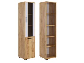 Стеллаж Лайт-2 дуб крафт золотой/белый в Сургуте - surgut.mebel-tymen.ru | фото