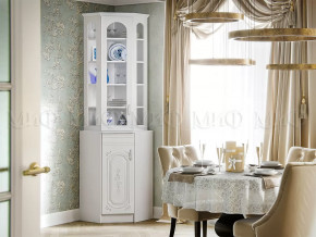 Буфет угловой Лиза-2 Белый глянец холодный в Сургуте - surgut.mebel-tymen.ru | фото