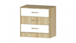 Детская Буратино Комод сонома/белый в Сургуте - surgut.mebel-tymen.ru | фото