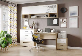 Детская Джуниор, набор №4, дуб сонома/белый в Сургуте - surgut.mebel-tymen.ru | фото