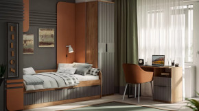 Детская «Хилтон» Дуб Крафт золотой, Графит матовый в Сургуте - surgut.mebel-tymen.ru | фото