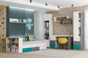 Детская Клео ОК-2, графит, миндаль, океан Диал в Сургуте - surgut.mebel-tymen.ru | фото