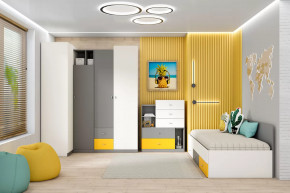 Детская Клео С-3, графит, миндаль, солнечный Диал в Сургуте - surgut.mebel-tymen.ru | фото