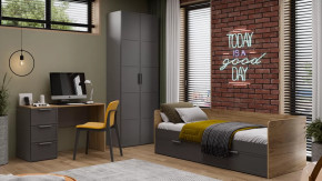 Детская «Стелла» Серый вулкан, Фон Серый, Яблоня Беллуно в Сургуте - surgut.mebel-tymen.ru | фото