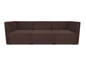 Диван модульный прямой Бергамо три секции Dream Chocolate кат. 3 в Сургуте - surgut.mebel-tymen.ru | фото