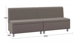 Диван прямой «Каир» ГН №3 Исп.2 Велюр Camaro 05 (мокко) в Сургуте - surgut.mebel-tymen.ru | фото