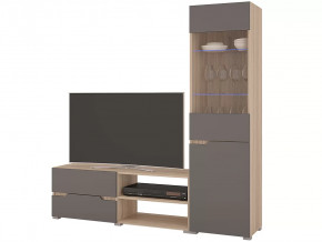 Гостиная Анталия 1 Сонома-Графит софт в Сургуте - surgut.mebel-tymen.ru | фото