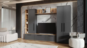 Гостиная Леванте Дуб Вотан/Графит в Сургуте - surgut.mebel-tymen.ru | фото