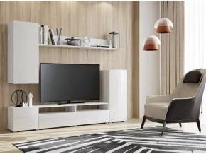 Гостиная Лира МДФ белый глянец в Сургуте - surgut.mebel-tymen.ru | фото