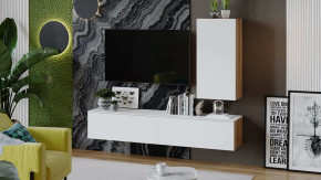 Гостиная «Порто» №5 Яблоня Беллуно, Белый софт в Сургуте - surgut.mebel-tymen.ru | фото