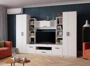 Гостиная СИДНЕЙ-2 (ш3000*г470*в2000мм), ЛДСП Белый в Сургуте - surgut.mebel-tymen.ru | фото