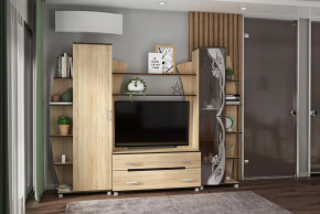 Гостиная Тиана-3 (Дуб Сонома) в Сургуте - surgut.mebel-tymen.ru | фото