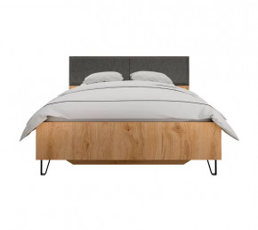 GRACE кровать LOZ160х200 (Дуб наварра/ Графит) в Сургуте - surgut.mebel-tymen.ru | фото