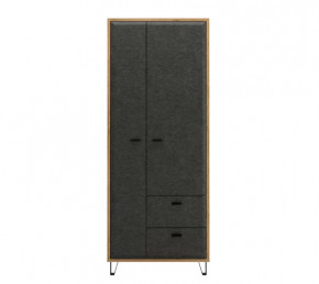 GRACE шкаф SZF2D2S (Дуб наварра/Графит) в Сургуте - surgut.mebel-tymen.ru | фото