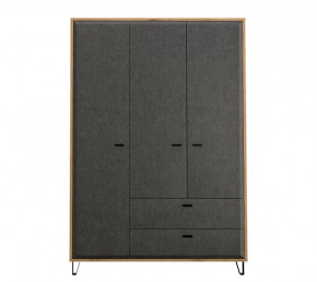 GRACE шкаф SZF3D2S (Дуб наварра/Графит) в Сургуте - surgut.mebel-tymen.ru | фото