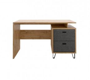 GRACE стол письменный BIU2S  (Дуб наварра/Графит) в Сургуте - surgut.mebel-tymen.ru | фото