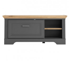 JASMIN тумба KOM1S (Графит/ Дуб артизан ) в Сургуте - surgut.mebel-tymen.ru | фото