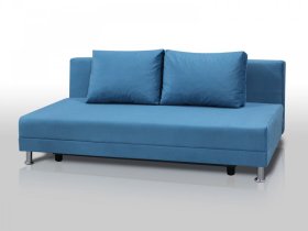 Диван Комфорт Лайт без подлокотников 2 подушки голубой в Сургуте - surgut.mebel-tymen.ru | фото