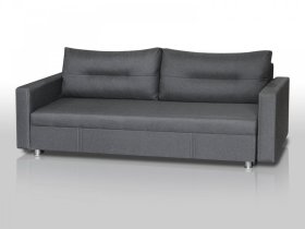 Диван Комфорт с прямыми подлокотниками графит в Сургуте - surgut.mebel-tymen.ru | фото