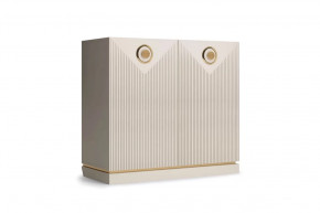 Комод 2-дверный "Капри" Сатин/Сатин в Сургуте - surgut.mebel-tymen.ru | фото