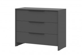 Комод 3 ящика Камелия 1 Серия 2, графит в Сургуте - surgut.mebel-tymen.ru | фото