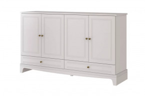 Комод 4 двери + 2 ящика Лорето Персидский жемчуг/Лак Льняной в Сургуте - surgut.mebel-tymen.ru | фото