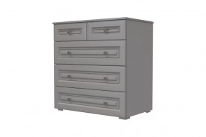 Комод 5 ящиков Олимп Серый шифер/Антрацит в Сургуте - surgut.mebel-tymen.ru | фото