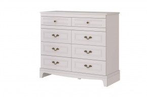 Комод 8 ящиков Лорето Персидский жемчуг/Лак Льняной в Сургуте - surgut.mebel-tymen.ru | фото