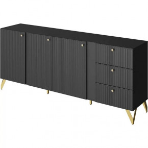 Комод КД-1 Reno Чёрный НК-мебель в Сургуте - surgut.mebel-tymen.ru | фото