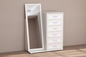 Комод Кэт-4, 6 ящиков с зеркалом Диал в Сургуте - surgut.mebel-tymen.ru | фото