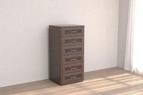 Комод Кэт-4 6 ящиков Венге Диал в Сургуте - surgut.mebel-tymen.ru | фото