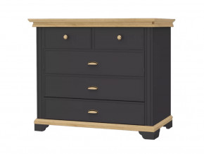 Комод Лиана-1 Дуб Крафт Золотой/Графит в Сургуте - surgut.mebel-tymen.ru | фото