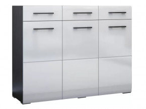 Комод Ненси Венге-Белый глянец в Сургуте - surgut.mebel-tymen.ru | фото