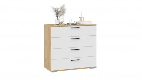 Комод «Нео» Дуб Крафт золотой, Белый в Сургуте - surgut.mebel-tymen.ru | фото