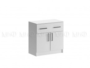 Комод с ящиком 2-мя дверьми Басямиф, белый в Сургуте - surgut.mebel-tymen.ru | фото