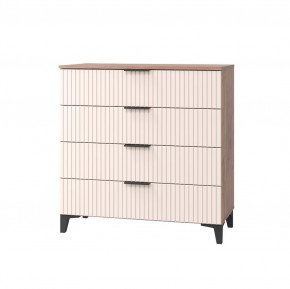 Комод Тоскана с 4 ящиками, дуб табачный/бисквит в Сургуте - surgut.mebel-tymen.ru | фото