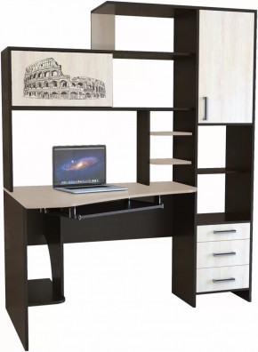 Компьютерный стол КЛ №6.0 Венге/Дуб молочный в Сургуте - surgut.mebel-tymen.ru | фото