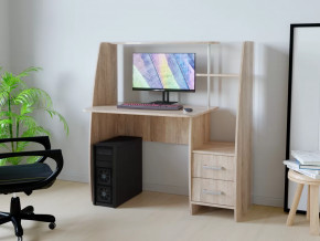 Компьютерный стол КЛ №6.2 Дуб баррик в Сургуте - surgut.mebel-tymen.ru | фото