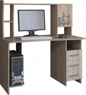 Компьютерный стол КЛ №6.4 Дуб баррик в Сургуте - surgut.mebel-tymen.ru | фото