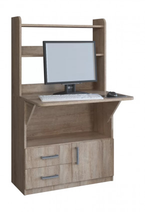 Компьютерный стол СП-1 Дуб баррик в Сургуте - surgut.mebel-tymen.ru | фото