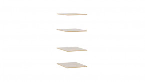 Комплект полок Яблоня Беллуно в Сургуте - surgut.mebel-tymen.ru | фото