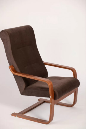 Кресло-качалка пружинка Палермо (РЕЛАКС) ткань Шоколад в Сургуте - surgut.mebel-tymen.ru | фото