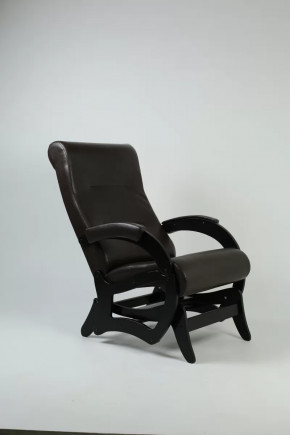 Кресло маятниковое Амелия экокожа Венге в Сургуте - surgut.mebel-tymen.ru | фото