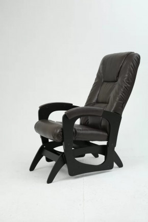 Кресло маятниковое Леон экокожа венге в Сургуте - surgut.mebel-tymen.ru | фото